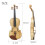 4/4 Violin Spruce Top Maple Craft Tiger Stripe 6