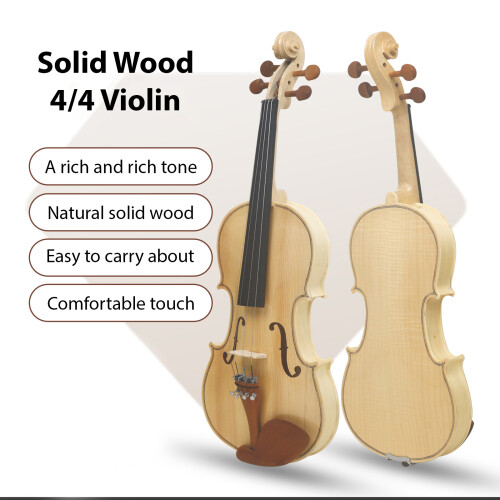 4/4 Violin Spruce Top Maple Craft Tiger Stripe