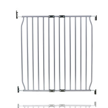 (80cm - 90cm, Grey) Safetots Eco Screw Fit Baby Gate