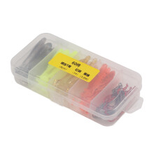 Effektive 5cm PVC Weiche Köder & Haken - 60 Stück Bass-Angelset