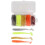 Effektive 5cm PVC Weiche Köder & Haken - 60 Stück Bass-Angelset 15