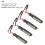 4 Stück Bernstein Motorrad-LED Blinklichter, 12V, 10,5 cm 13