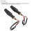 4 Stück Bernstein Motorrad-LED Blinklichter, 12V, 10,5 cm 4