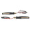 4 Stück Bernstein Motorrad-LED Blinklichter, 12V, 10,5 cm 11