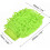 Microfiber Chenille Mitts Reusable Scratch-Free Cleaning Gloves Wash Sponge for 2