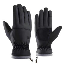 Winter Cycling Gloves for Men Women, -30 Thermal Gloves Touch Screen Padded Warm Gloves with Drawstring for Skiing Hiking