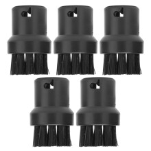 5 Stück Schwarze Dampfreiniger-Reinigungsbürsten Ersatzteile Kompatibel mit Karcher SC1- SC5