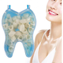 50pcs teeth crown, 2types temporary resistable crown of teeth with different sizes oral care anterior crown(front teeth)