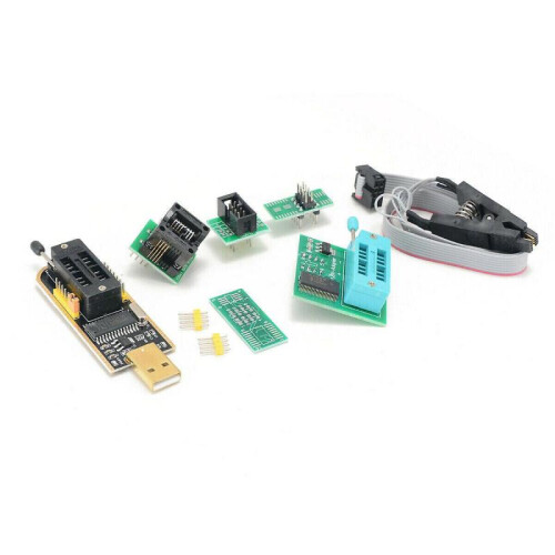 CH341A Programmer Complete Set USB + SOP8 Clip + 1.8V Adapter + SOP8 Adapter 2