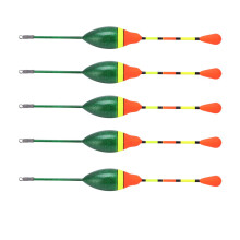5 Stück Kunststoff-Fischfloat hohe Empfindlichkeit Stab-Bobber, 16g