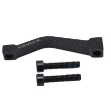 Mountain Bike Disc Rotor Adapter 180mm Post Mount Converter Schwarz Finish
