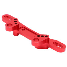 Aluminium RC-Stoßdämpfer-Turmhalterung für TT02 82x23mm Rot