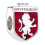 Harry Potter Harry Potter Sterling Silver Gryffindor House Shield Spacer Bead 1