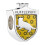 Harry Potter Harry Potter Sterling Silver Hufflepuff House Shield Spacer Bead 1