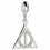 Harry Potter Harry Potter Sterling Silver Crystal Charm Deathly Hallows 1
