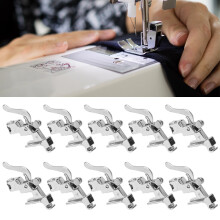 Nähmaschinen-Fußhalter 10 Stück Edelstahl Nähmaschinenzubehör DIY-Bastelset