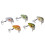 Mini 5 Stück Hartköder Angelköder Realistische Crankbaits Für Süß- und Salzwassergebrauch 1