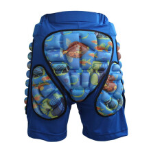 Kinder gepolsterte Shorts, Hüft- und Knieschutz, EVA, Pink/Blau