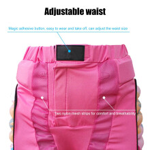 Kinder-Polster-Shorts Hüftschutz EVA Skifahren Skateboarding Schutzausrüstung Pink/Blau