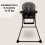My Babiie MBHC1 Compact Highchair - Black Leopard 5