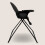 My Babiie MBHC1 Compact Highchair - Black Leopard 3