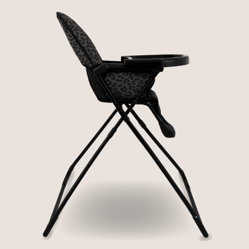 My Babiie MBHC1 Compact Highchair - Black Leopard 2
