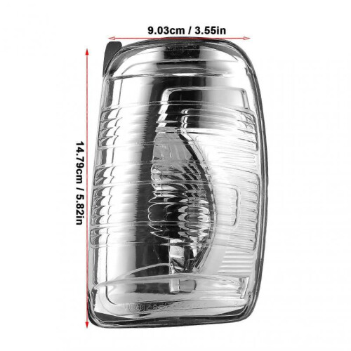 Rearview Wing Mirror Indicator Lens Right Side 1847389 Replacement Fit for Ford Transit MK8 2014-ON 2