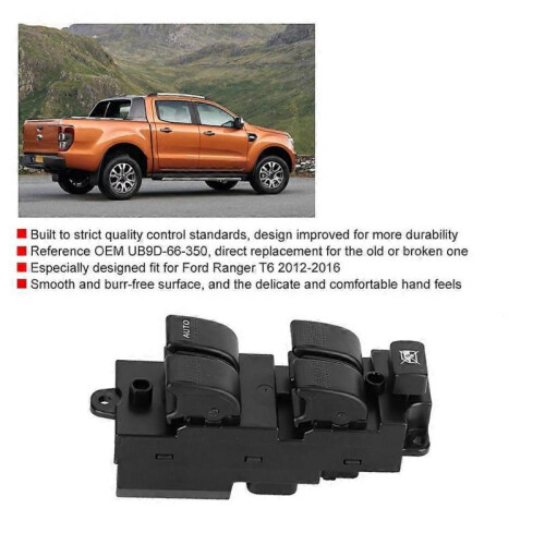 Electric Power Window Master Control Switch UB9D-66-350 for Ford Ranger T6 2012-2016 (Right) 1