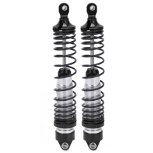2 Stück Aluminiumlegierungs RC Auto Stoßdämpfer 145mm Schwarz