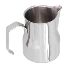 Brocca per montare il latte da 350 ml, argento, per latte art