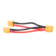 RC-Batterie XT60 Y-Trenndrachenkabel 1 Männlich zu 2 Weiblich Parallelverlängerung Silikon
