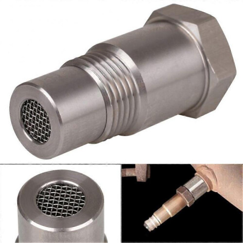 10-1PCS Car Oxygen O2 Sensor M18X15 Adapter Fitting CEL Fix Check Engine Light Eliminator Adapter Stainless Oxygen O2 Sensors 1