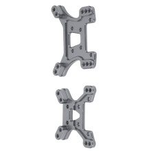 2 Stück RC Stoßturm Board Aluminiumlegierung für 1/14 Autos, 47x36mm & 58x40mm