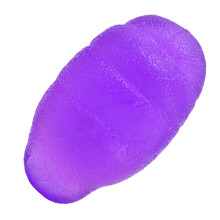 Palla di potenziamento per dita con impugnatura elastica 8x4,5 cm viola