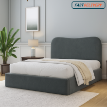 (Steel (with Mattress), 5ft King (No Gaslift)) Luxury Double Bed Frame with 54in Headboard Upholstered Velvet with Mattress & Gas Lift Storage Option Hand Made UK