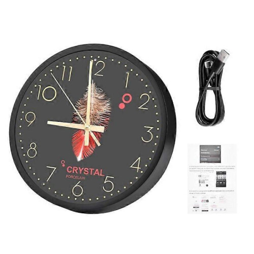 HD 1080P Multi-Functional Wall Clock WiFi Camera with Recording, Motion Detection, and Audio Recording