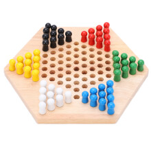 Klassisches Holz-Chinesisches Mühle-Spielset zur Förderung von Fähigkeiten & Familienzusammenhalt