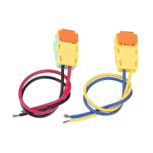 Pair Of Car Security Airbag Connector Plugs Clockspring Cable Wire for Sonata Verano Focus Volt JU