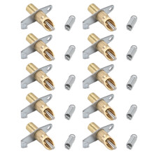 10 Stück Automatischer Kaninchen-Nippel-Trinker mit Bogen-Design, 8 mm