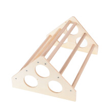 Handgemachter Haustier-Hühner-Holzständer 36x26,5x17,3 cm Kleiner Schlafbaumknoten