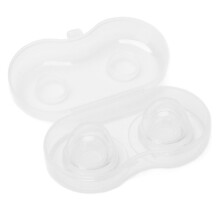 Silicone Brustwarzenzunge 2er Pack für flache und invertierte Brustwarzen, Kurzmodell