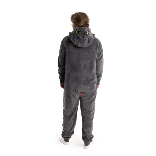 How To Train Your Dragon (Medium) How to Train Your Dragon Onesie (Unisex Black) 2