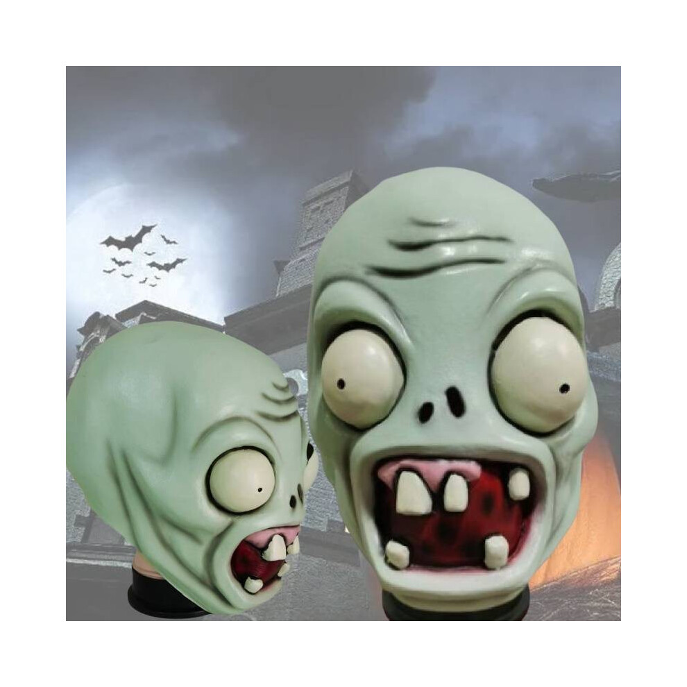 Vs Zombies Plants Pvz Mask Latex Halloween Prop Cosplay Headpiece Accessory