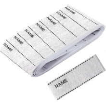100 Pcs Name Tags, Iron On Name Labels for Clothes Washable Name Tapes Name Tags