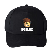 (Black 1)Baseballmütze Roblox Muster Druck Kappe Outdoor Sonnenschutz Geschenk Mode