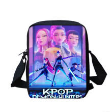 (Style 9)Kpop Demon Hunters inspirierte bedruckte Umhängetasche verspielt Mittelschule Teen
