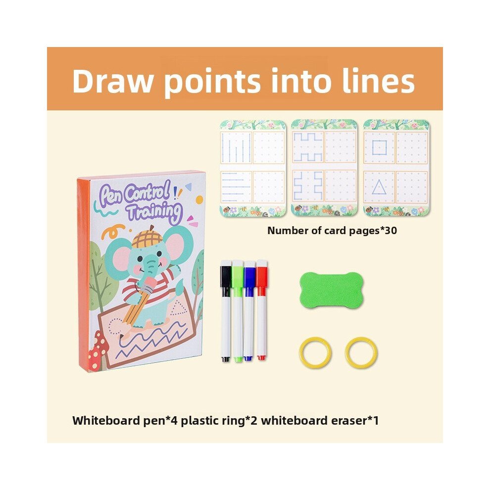 (Elephant) Exercise Preschool Handwriting Book Animal Designs Fine Skill Development Motor-image-OPC-PK6DC5T-NEW