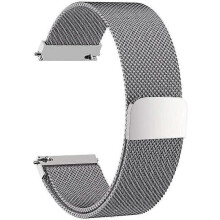 Compatible for Garmin Vivoactive/Garmin Vivoactive HR Stainless Steel Magnetic Clasp Anti-drop Milanese Mesh Replacement Strap Sma