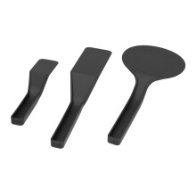 3-tlg. Nylon-Spachtelset für Eier, Pfannkuchen & mehr, kratzfrei