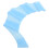 Schwimm-Handschellen Flossen Silikonhandschuhe Fingerdurchzogene blaue S 10